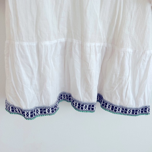 Flannel by Anthropologie Talara Drop-Waist Gauzy Boho Dress Size 1 (Small) - Picture 10 of 12